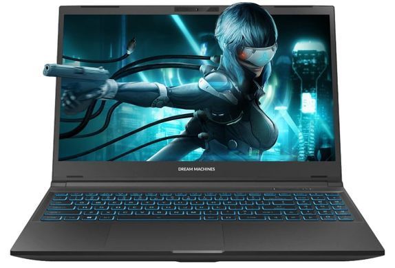Dream Machines Notebook RG4050-15 15.6FHD IPS, Intel i5-13420H, 32GB, F1TB, NVD4050-6, DOS, black RG4050-15UA52 фото