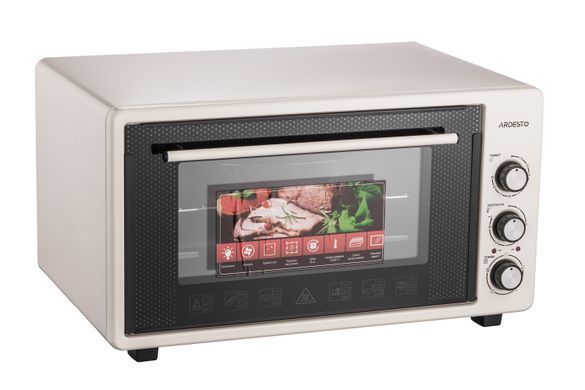 ARDESTO Електрична міні-піч MEO-S50FBG - 1600Вт/50 л./конвекція/таймер/подвійне скло/бежева MEO-S50FBG фото