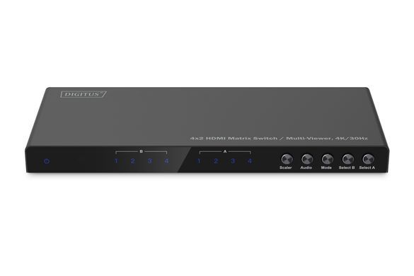 Digitus Переключатель 4x2 HDMI Matrix Switch / Multi-Viewer, 4K/30Hz DS-55345 фото