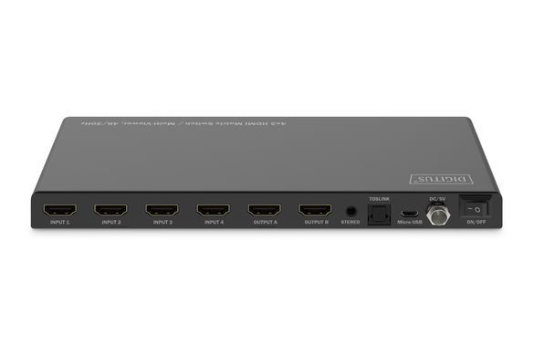 Digitus Переключатель 4x2 HDMI Matrix Switch / Multi-Viewer, 4K/30Hz DS-55345 фото