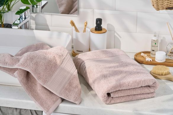 ARDESTO Полотенце махровое SuperSoft 70х140см, 100% хлопок, бежевый