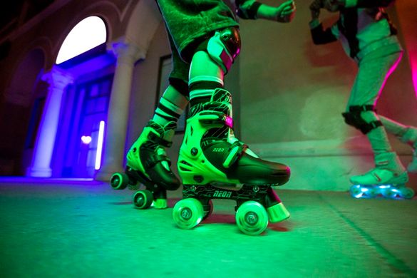 Роликовые коньки Neon Combo Skates Салатовый (Размер 30-33) NT09G4 фото