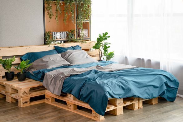 ARDESTO Пододеяльник Mix&Match, 160х220см, 100% хлопок, сатин, океан