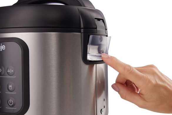 Gorenje Мультиварка, 476Вт, міні, чаша-2л, электронное управл., 5 програм, металл/пластик, черный MC2SBK фото
