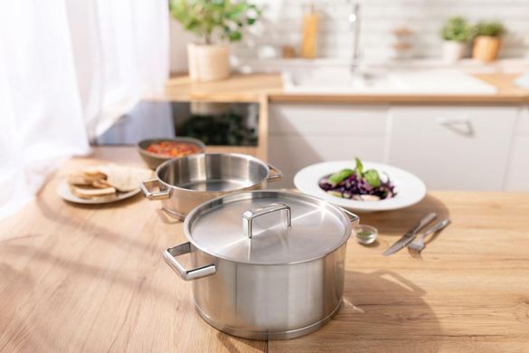 Gorenje Набор посуды CHEF'S COLLECTION, 8 предметов, нержавеющая сталь CWSA08HC фото