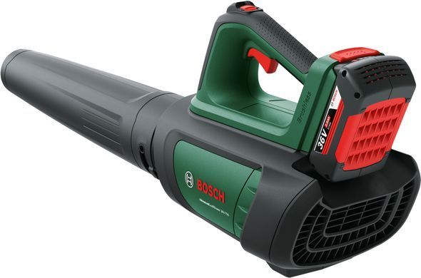 Bosch Повітродув садовий акумуляторний AAdvancedLeafBlower 36В-750 АКБ 1х2А&middot;год ЗП 200км/год 3.5кг 0.600.8C6.000 фото