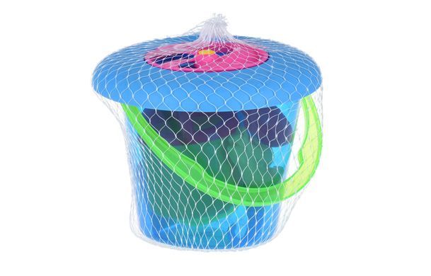 Same Toy Набор для игры с песком с Летающей тарелкой (синее ведро) (8 шт.) HY-1205WUt-1 фото