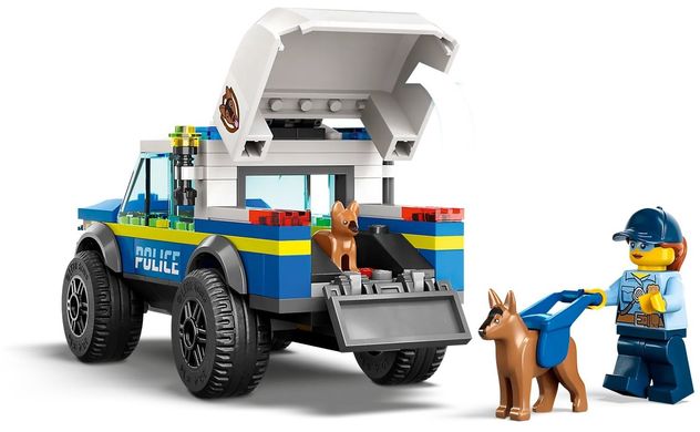 Конструктор LEGO City Мобільний майданчик для дресирування поліцейських собак 60369 фото