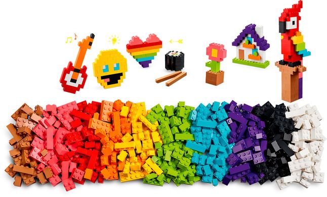 Конструктор LEGO Classic Безліч кубиків 11030 фото