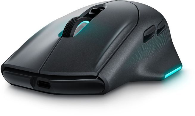 Dell Миша Alienware Wireless Gaming Mouse - AW620M - Dark Side of the Moon 545-BBFB фото