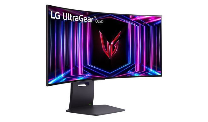 LG Монітор 34" 34GS95QE-B 2xHDMI, DP, USB, Audio, OLED, 3440x1440, 240Hz, 0.03ms, DCI-P3 98.5%, G-SYNC, FreeSync, AdaptiveSync, HAS, DisplayHDR True Black 400 34GS95QE-B фото