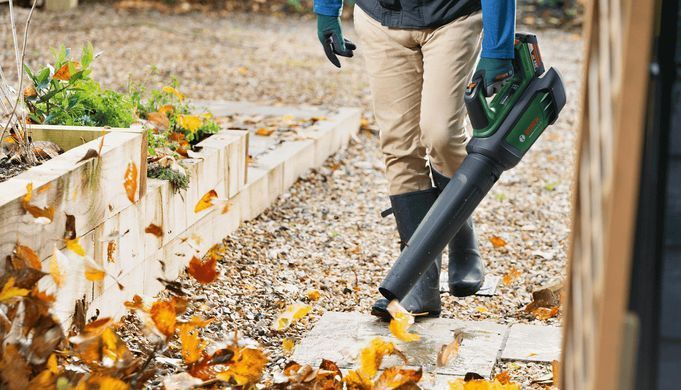 Bosch Повітродув садовий акумуляторний AAdvancedLeafBlower 36В-750 АКБ 1х2А&middot;год ЗП 200км/год 3.5кг 0.600.8C6.000 фото