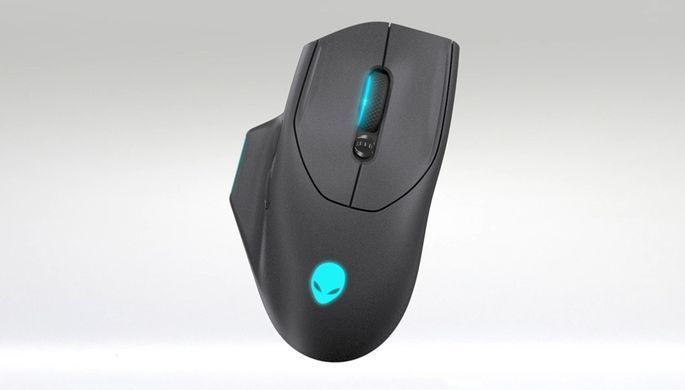 Dell Миша Alienware Wireless Gaming Mouse - AW620M - Dark Side of the Moon 545-BBFB фото