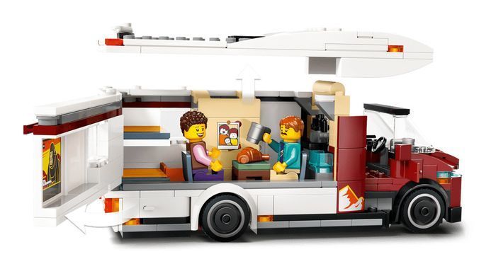 LEGO Конструктор LEGO City Пригодницький будинок на колесах для відпустки 60454 фото