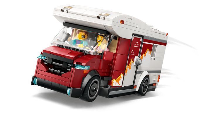 LEGO Конструктор LEGO City Пригодницький будинок на колесах для відпустки 60454 фото