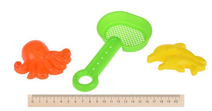 Same Toy Набор для игры с песком с Летающей тарелкой (синее ведро) (8 шт.) HY-1205WUt-1 фото