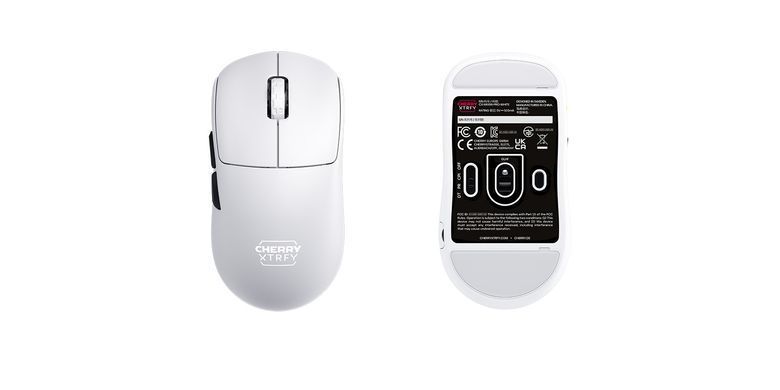 Cherry Xtrfy Миша M68 PRO, 8K, WL/USB-A, RGB, білий CX-M68W-PRO-WHITE фото