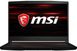 MSI Ноутбук GF63 15.6 FHD, Intel i5-12450H, 16GB, F512GB, NVD4050-6, DOS, чoрний 1 - магазин Coolbaba Toys