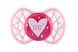 Пустышка Nuvita 7064 Air55 Cool ортодонтическая 0m+ "LOVE" розово-персиковая 1 - магазин Coolbaba Toys