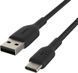Belkin Кабель USB-A > USB-C зарядки/синхронизации, 3м, Type-C, витой, черный 3 - магазин Coolbaba Toys