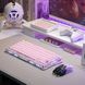GravaStar Клавиатура механическая Mercury K1 80keys, GravaStar x Kailh Cheery Pink, EN/UKR, BT/WL/USB, Sakura Pink 6 - магазин Coolbaba Toys