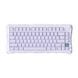 GravaStar Mechanical keyboard GravaStar Mercury K1 80keys, GravaStar x Kailh Cheery Pink, EN, BT/WL/USB, Lavender Purple 1 - магазин Coolbaba Toys