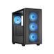Chieftec Корпус Gaming Hunter 3, без БЖ, 2xUSB3.0, 1xUSB3.2 Gen2 Type-C, 4x120мм ARGB, VGA 425мм, LCS ready, TG Side panel, EATX, чорний 1 - магазин Coolbaba Toys