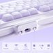 GravaStar Mechanical keyboard GravaStar Mercury K1 80keys, GravaStar x Kailh Cheery Pink, EN, BT/WL/USB, Lavender Purple 5 - магазин Coolbaba Toys