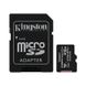 Карта пам'яті Kingston microSD 512GB C10 UHS-I U3 A1 R100/W85MB/s + SD 1 - магазин Coolbaba Toys