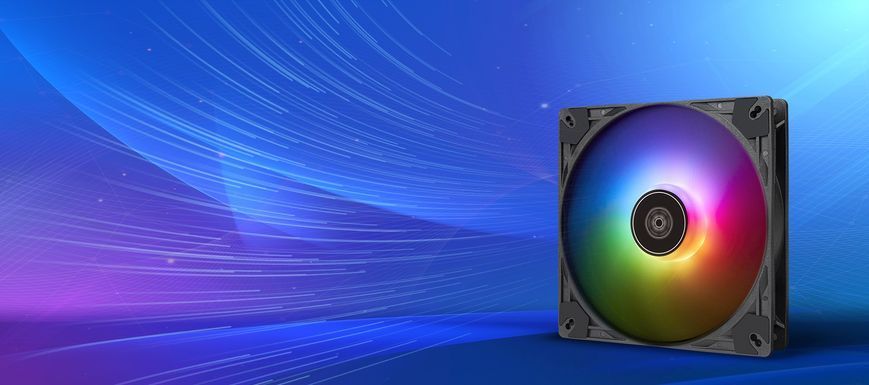 SilverStone Корпусный вентилятор Vista VS140B ARGB, 140мм, 1600rpm, 4pinPWM, 3pin +5VARGB, 30.8dBa, чёрный SST-VS140B-ARGB фото