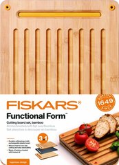 Дошка бамбукова Fiskars Functional Form для хлібу 1059230 фото
