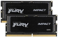 Kingston Память ноутбука DDR5 32GB KIT (16GBx2) 4800 FURY Impact KF548S38IBK2-32 фото