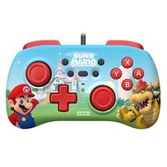 Геймпад проводной Horipad Mini (Super Mario) для Nintendo Switch, Blue/Red 873124009019 фото