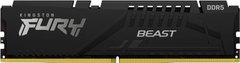 Память ПК Kingston DDR5 32GB KIT (16GBx2) 6000 FURY Beast Black KF560C40BBK2-32 фото