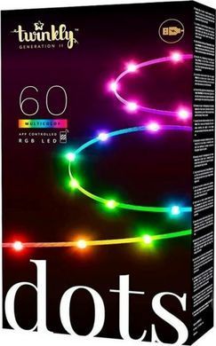 Twinkly Гірлянда Smart LED Dots Lights RGB 60 IP20 3м кабель прозорий без БЖ TWD060STP-T фото