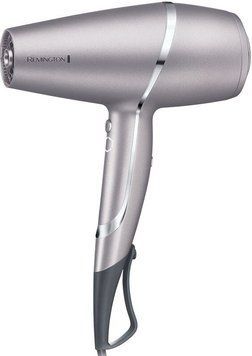 Remington Фен ProLuxe You Adaptive, 2400Вт, 3 режими, дифузор, іоніз-я, хол. обдув, турбо режим, сірий AC9800 фото