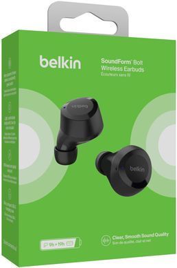Belkin Навушники TWS Soundform Bolt True Wireless, чорний AUC009BTBLK фото