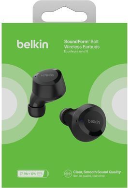 Belkin Навушники TWS Soundform Bolt True Wireless, чорний AUC009BTBLK фото