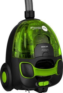 Sencor Пылесос контейнерный Allegro, 890Вт, конт пыль -1,5л, НЕРА, черно-зеленый SVC510GR-EUE2 фото