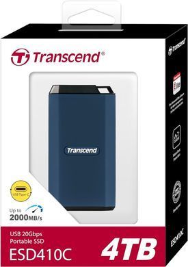 Transcend Портативний SSD Transcend 4TB USB 3.2 Gen 2 Type-C ESD410C TS4TESD410C фото