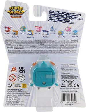 Super Wings Ігрова фігурка Super Pet Тіно улюбленець (Tino pet), світло EU770421 фото