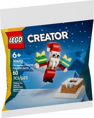 LEGO Конструктор LEGO recruitment Creator Різдвяні забави з димарем із Сантою 30692 фото
