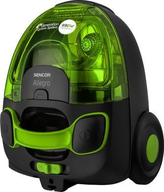 Sencor Пылесос контейнерный Allegro, 890Вт, конт пыль -1,5л, НЕРА, черно-зеленый SVC510GR-EUE2 фото