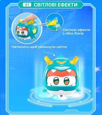Super Wings Ігрова фігурка Super Pet Тіно улюбленець (Tino pet), світло EU770421 фото