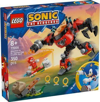 LEGO Конструктор Sonic Knuckles vs. Dr. Eggman Egg Crusher Mech 77005 фото