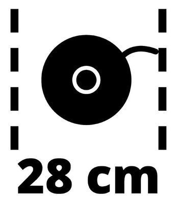 Einhell Тример садовий акумуляторний GE-CT 18/28 Li - Solo, PXC 18В, 28 см, волосінь 1.6 мм 3411242 фото