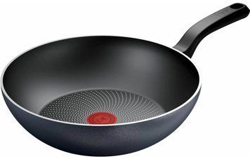 Tefal Сковорода ВОК So' Light, 28см, алюміній, бакеліт, чорний H0561942 фото