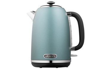 Електрочайник Ardesto Mint Harmony EKL-F400G, 1,8л, метал, мат, STRIX, м'ятний EKL-F400G фото