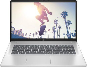 HP Notebook 17-cn3036ua 17.3" FHD IPS AG, Intel i5-1334U, 16GB, F512GB, UMA, DOS, silver BF1M2EA фото