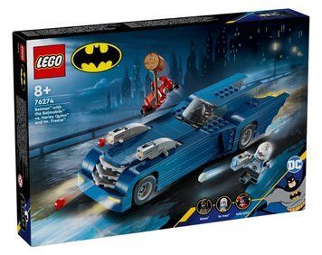 LEGO Конструктор Batman Бетмен на бетмобиле против Харли Квин и Мистера Фриза 76274 фото